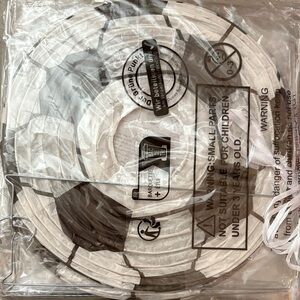 Soccer Ball Paper Lanterns - Black and White